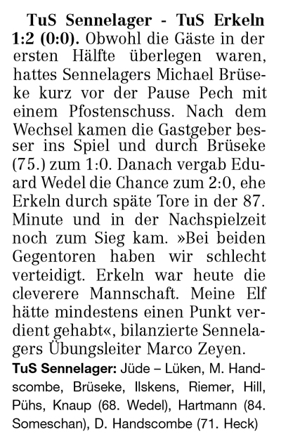 Westfalen Blatt vom 22. Februar 2016